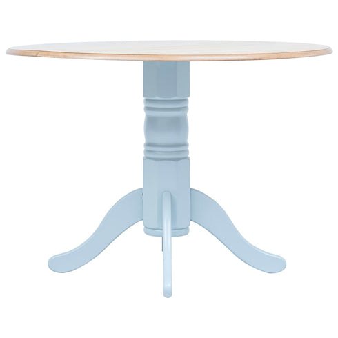 Maison Madeleine -  5 Piece Dining Set Solid Rubber Wood Grey and Brown